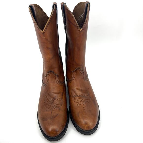 Durango Comfort Core Mens Western Leather Boots Slip Resistant Size 9D - Picture 2 of 11